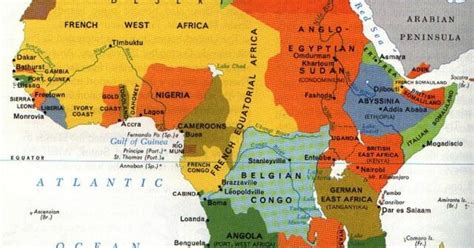 Political map of Africa in 1914. – Handbooking