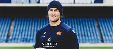 Van der Merwe extends terms ahead of derby decider - Edinburgh Rugby