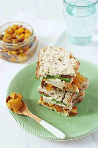 Chicken, Bacon and Mango Chutney Sandwich - Cook Nourish Bliss