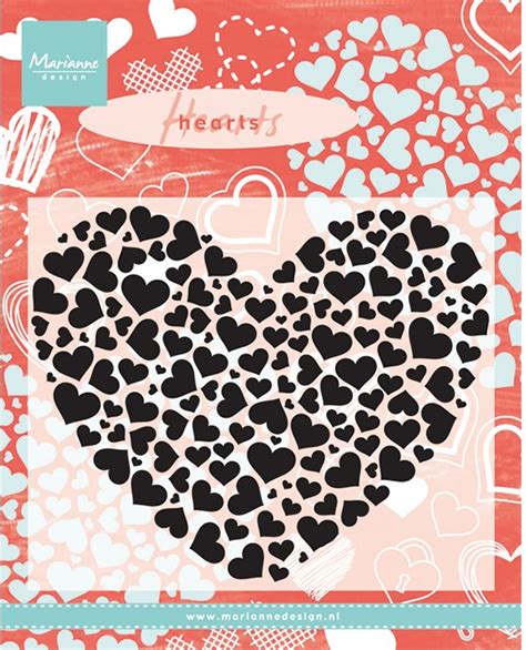 Marianne Design - CS0951 - Clearstamp - Heart XL - Kreativ Scrapping