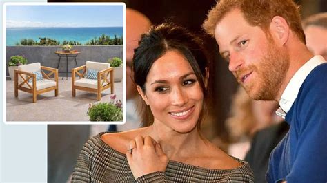 Prince Harry and Meghan Markle's garden furniture could be yours | HELLO!