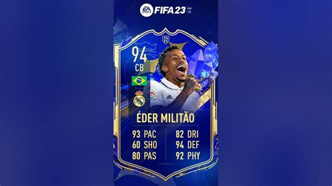 ÉDER MILITÃO TOTY PREDICTION FIFA 23!! - YouTube