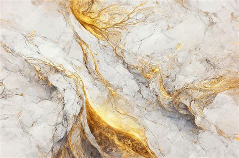 Premium Photo | White and gold marble texture luxury abstract fluid art paint background