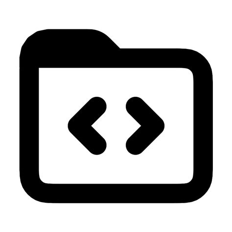Folder Code Vector SVG Icon - SVG Repo