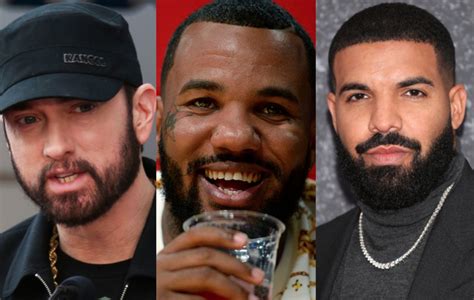 The Game names Eminem and Drake among his Top 10 rappers alive