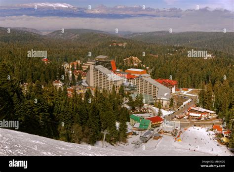 Borovets ski resort with the Rila Hotel near Samokov, Targovishte, Bulgaria Stock Photo - Alamy