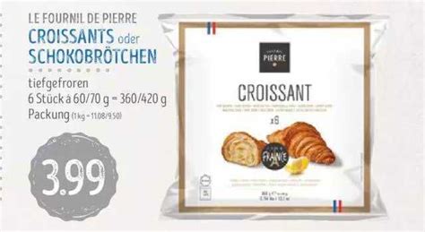 Le Fournil Pierre Croissants Oder Schokobrötchen Angebot bei Edeka Struve - 1Prospekte.de