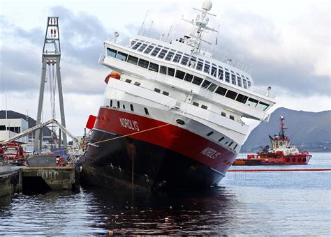 Norway: Cruise ship listing, may tilt over - CBS News