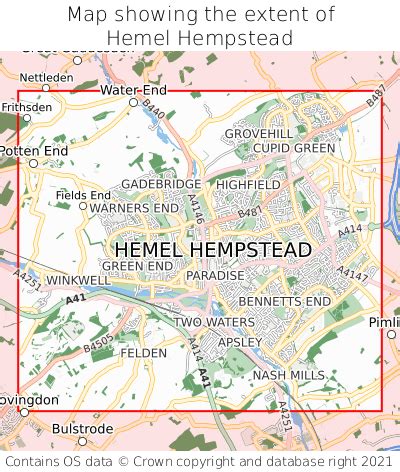 Where is Hemel Hempstead? Hemel Hempstead on a map