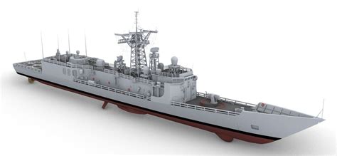 MODERNIZED LEGENDARY EX US OLIVER HAZARD PERRY CLASS FRIGATE 3D model ...