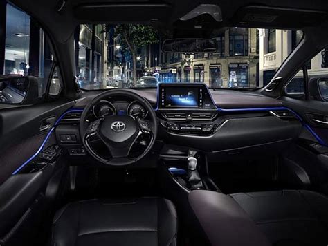 Toyota C-HR Interior Design Debuts In Its Black And Blue Glory - SlashGear