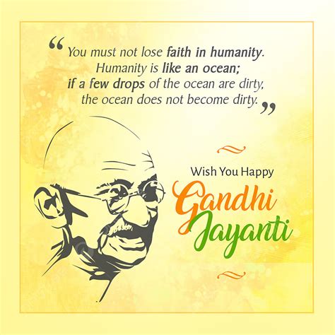 Gandhi Jayanti Poster Hd Transparent, Gandhi Jayanti Poster, Gandhi ...