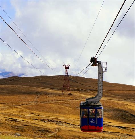 Photo of a Cable Car on a Mountain · Free Stock Photo