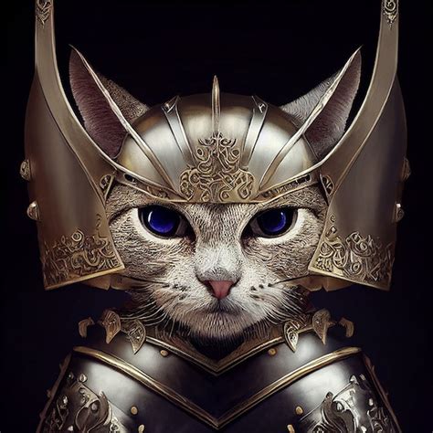 Cat Knight Kitten Art Fantasy Cat Art Cat Warriors Cat - Etsy Canada