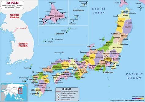 Japan Map | HD Map of the Japan