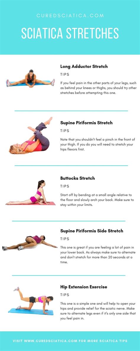 Sciatica stretches | Pinterest