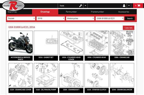 Suzuki motorcycle parts | Double R | For motorcycle dealers