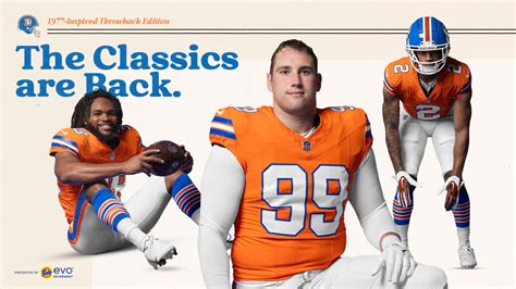 Broncos unveil 1977 throwback uniform honoring Orange Crush era