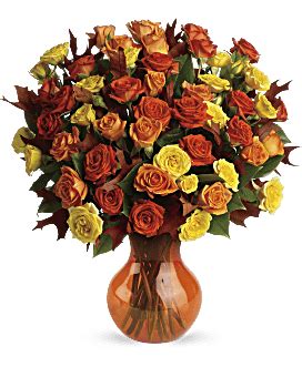 Teleflora's Fabulous Fall Roses Bouquet - Teleflora