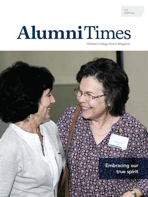 Alumni Times Fall 2018 by Clarkson College - Issuu