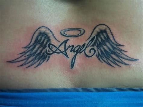 Angel Wings Tattoo - Henna Only. No real tats! Halo Tattoo, Rip Tattoo, Tattoo Motive, Wings ...