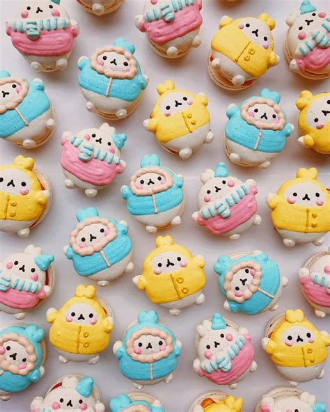 5% off all macaron… | Kawaii dessert, Cute baking, Cute desserts