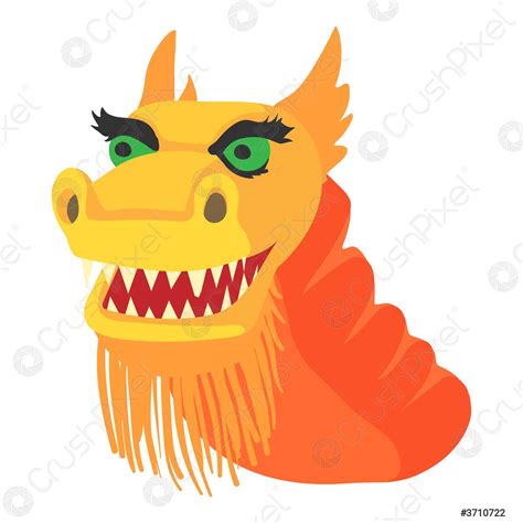 Chinese dragon icon, cartoon style - stock vector 3710722 | Crushpixel