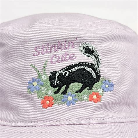 Stinkin' Cute Bucket Hat: Soft and Comfy Pink Delight