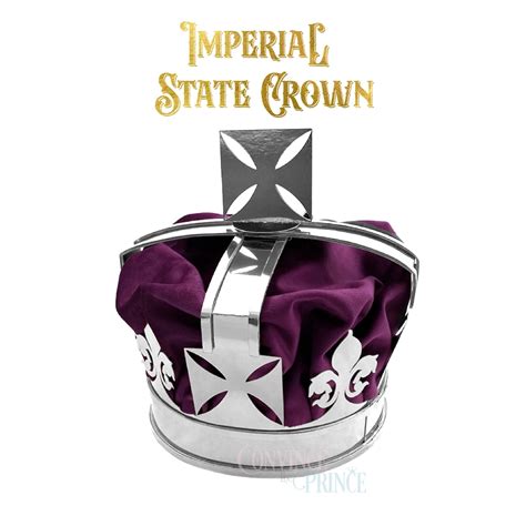 Imperial State Crown Template PRINTABLE 3D Crown Replica Crown Printable Coronation Crown King ...