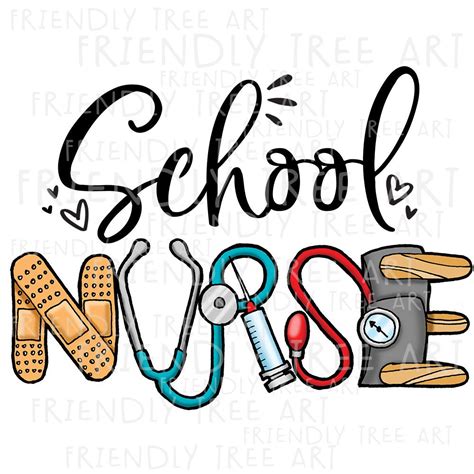 Papercraft School Nurse PNG Sublimation Printable Scrapbooking Embellishments etna.com.pe