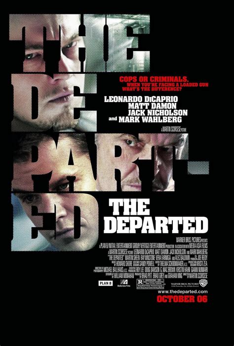 The Departed (#1 of 10): Extra Large Movie Poster Image - IMP Awards