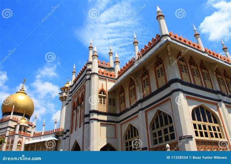 Sultan Mosque stock photo. Image of arab, asia, building - 11328534