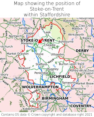 Where is Stoke-on-Trent? Stoke-on-Trent on a map