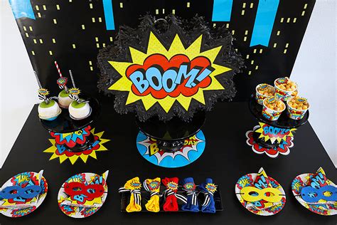 Superhero Themed Party Ideas - Budget Friendly