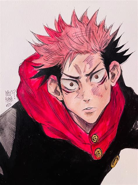 Yuji fanart by me !! :) : r/JuJutsuKaisen