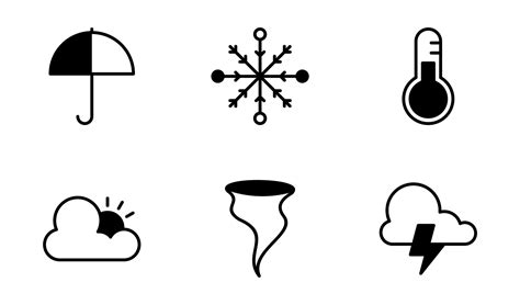 Weather Icon Design Template in Semi Solid Style 36072110 Vector Art at ...