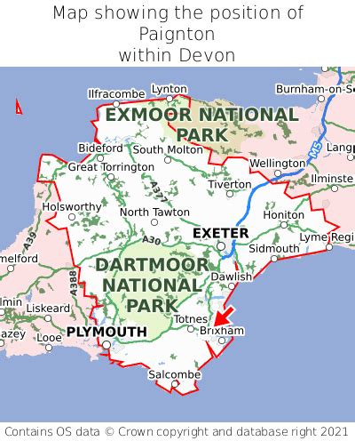 Where is Paignton? Paignton on a map