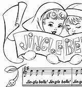 Free Jingle Bells Coloring Pages Download  sketch template