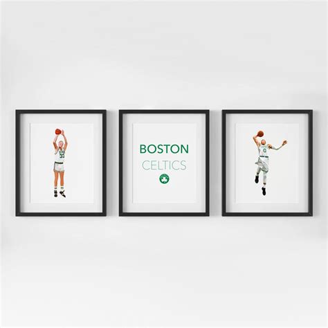 Boston Celtics Wall Art, Boston Celtics Poster, Larry Bird Poster ...