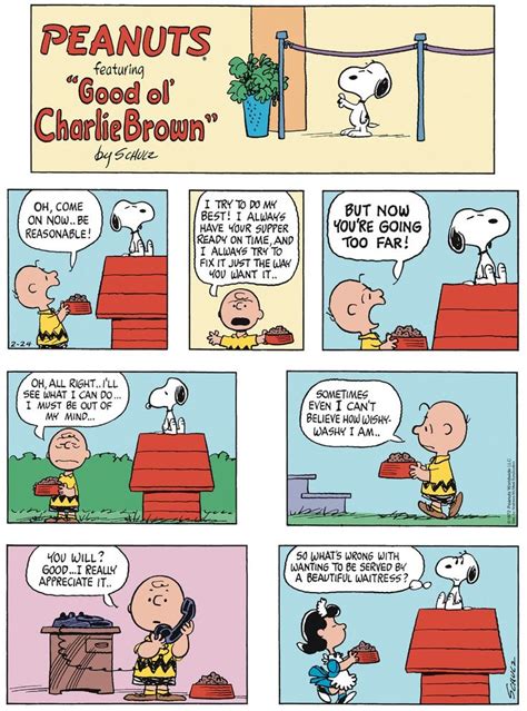 Peanuts by Charles Schulz for February 24, 2019 | GoComics.com | Snoopy comics, Snoopy funny ...