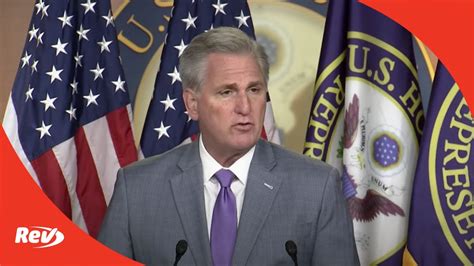 House Minority Leader Kevin McCarthy Press Conference Transcript December 3 | Rev Blog