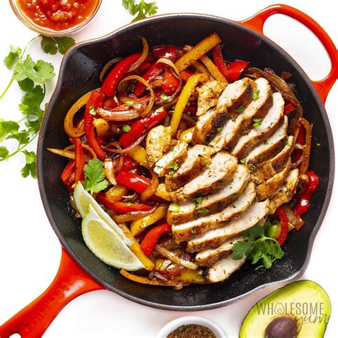 How To Make Chicken Fajitas (Easy Fajita Recipe) | Wholesome Yum