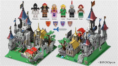 LEGO Ideas user brings another The Legend of Zelda Hyrule Castle model ...