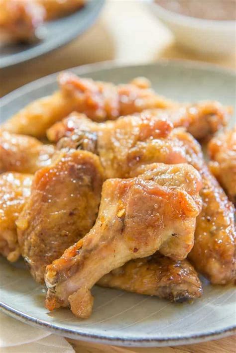 Honey Garlic Chicken Wings - Honey Garlic Wing Sauce - Fifteen Spatulas