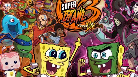 SpongeBob Super Brawl 3-SpongeBob Game For Kids - YouTube