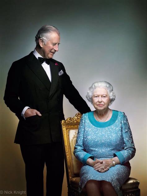 Buckingham Palace released a new picture of the Queen and the Prince of Wales to mark the end of ...