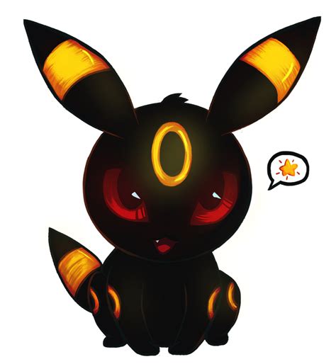 Umbreon chibi / Art trade by katagro on DeviantArt