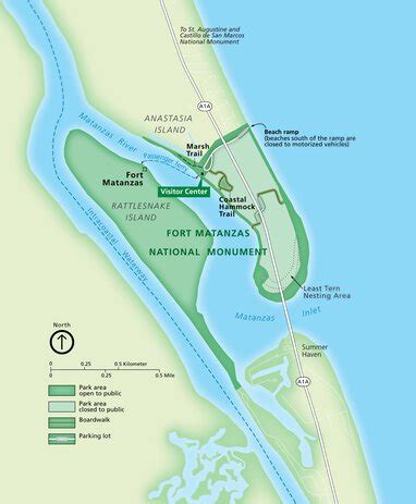 Fort Matanzas National Monument Map by US National Park Service ...