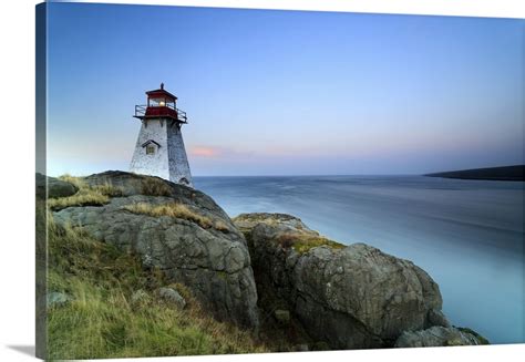 Lighthouse at dusk, Long Island, Bay of Fundy, Canada Wall Art, Canvas Prints, Framed Prints ...