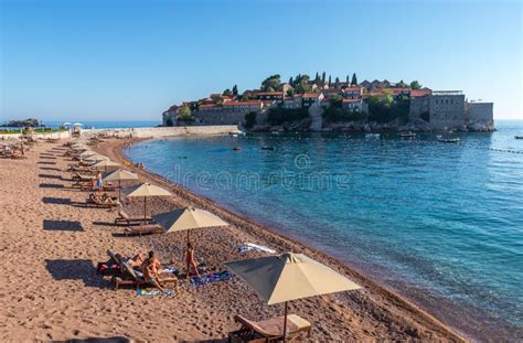 Beach San Stefano. editorial image. Image of hotel, green - 49387570